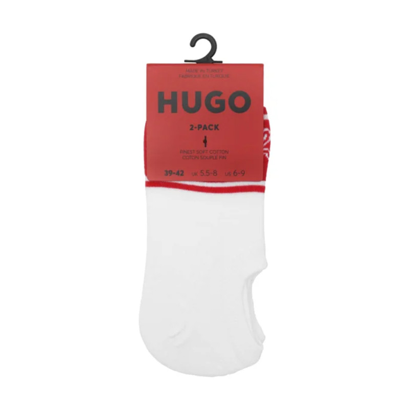 PAIRE DE CHAUSSETTES BASSES BLANCHES VARSITY HUGO