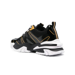 BASKETS VERSACE NOIRES ET JAUNES
