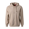 SWEAT À CAPUCHE BEIGE AVEC UN LOGO CONTRASTANT SUR LA POITRINE DAPO HUGO