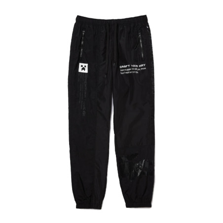 Pantalon de survêtement unisexe Lacoste L!VE x Minecraft en nylon léger
