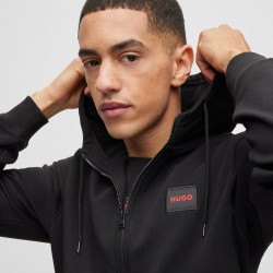 SWEAT ZIPPÉ HUGO NOIR