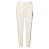 Pantalon de survêtement HUGO Dohagi beige en molleton avec logo et motif calligraphique artistique
