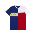 T-shirt à col rond Lacoste SPORT en piqué respirant color-block