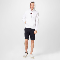 SWEAT À CAPUCHE HUGO DARATSCHI214 BLANC