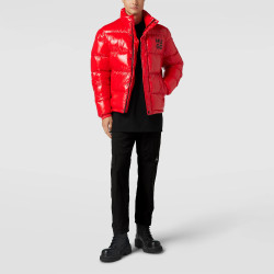 PANTALON CASUAL NOIR TAILLE BASSE ORNÉ D'UN LOGO ENCADRÉ RAICEN224 HUGO