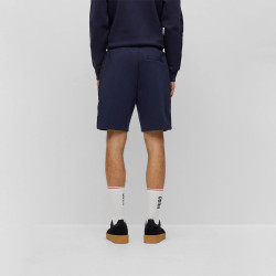 Short regular fit en coton DOLTEN HUGO bleu marine Chez DM'Sports