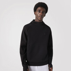 Sweatshirt à capuche en coton Lacoste Noir