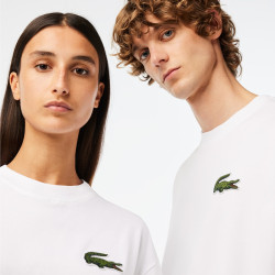 T-shirt avec grand crocodile coton biologique