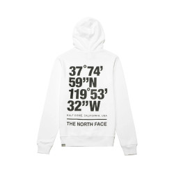SWEAT À CAPUCHE BLANC COORDINATES THE NORTH FACE