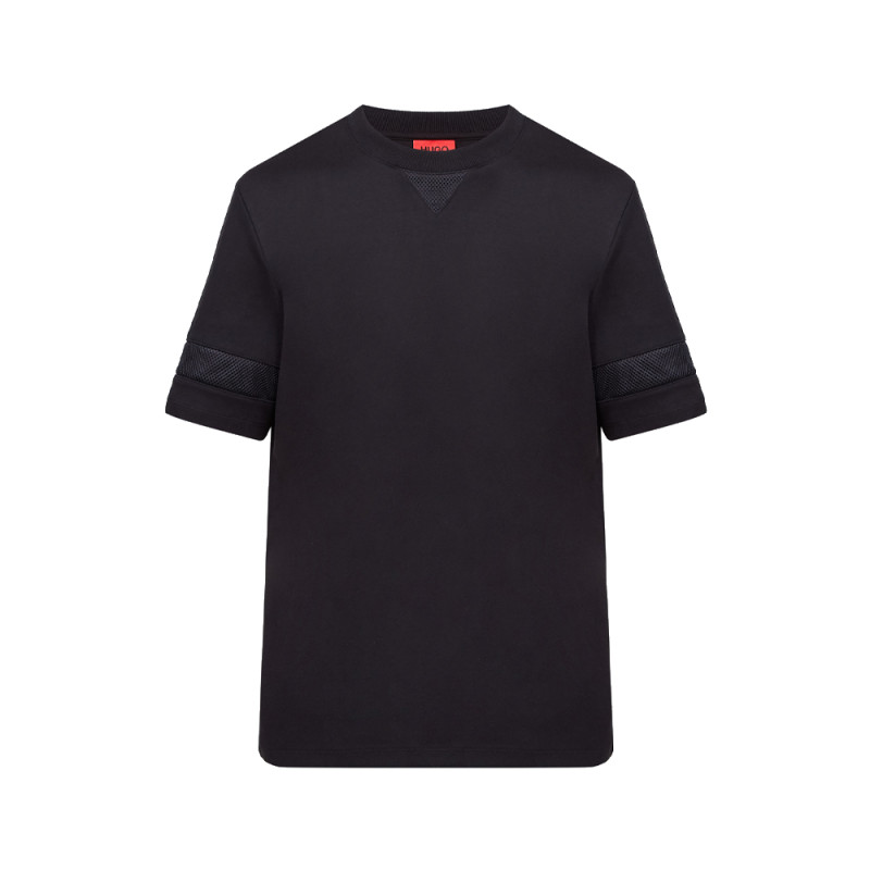 T-SHIRT RAS DU COU NOIR DASHIMI HUGO