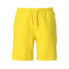 SHORT BOSS HEADLO 1 JAUNE COTON MÉLANGÉ