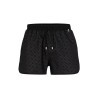 SHORT DE BAIN EN TISSU RECYCLÉ À SÉCHAGE RAPIDE AVEC IMPRIMÉ MONOGRAMMES NOIR PRIME BOSS