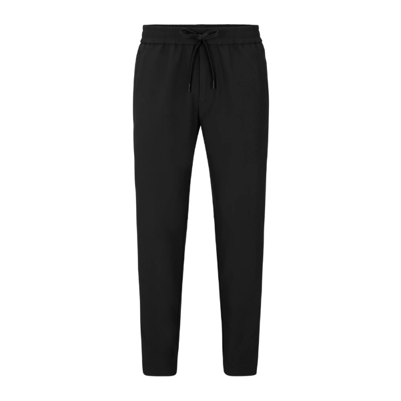 CHINO T-FLEX TAPERED FIT BOSS EN TISSU STRETCH DÉPERLANT NOIR