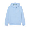 SWEATSHIRT ZIPPÉ À CAPUCHE LACOSTE SPORT AVEC EMPIÈCEMENTS EN MESH BLEU CIEL