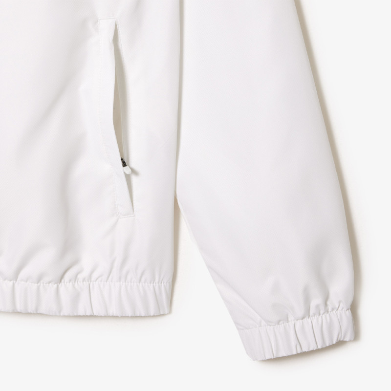 VESTE ZIPPÉE À CAPUCHE BLANCHE