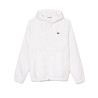 VESTE ZIPPÉE À CAPUCHE LACOSTE SPORT EN FIBRES RECYCLÉES BLANCHE