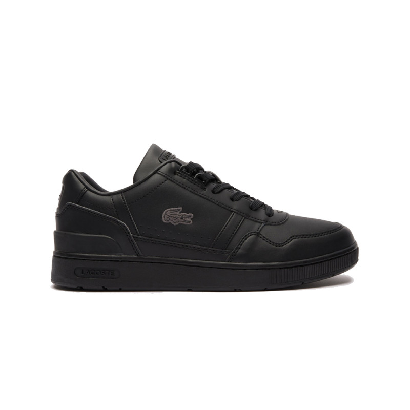 BASKETS LACOSTE T-CLIP HOMME EN CUIR NOIRES