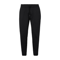 PANTALON TAPERED FIT NOIR EN MATIÈRE SOFTSHELL IMPERMÉABLE T_FLEX BOSS