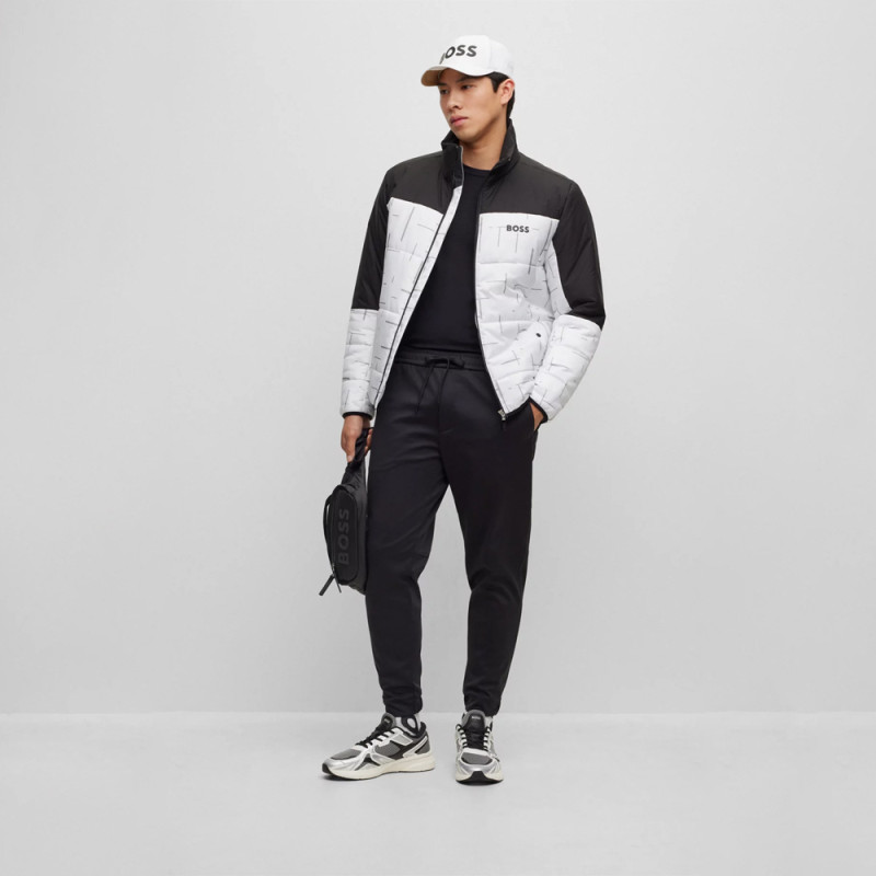 PANTALON TAPERED FIT NOIR