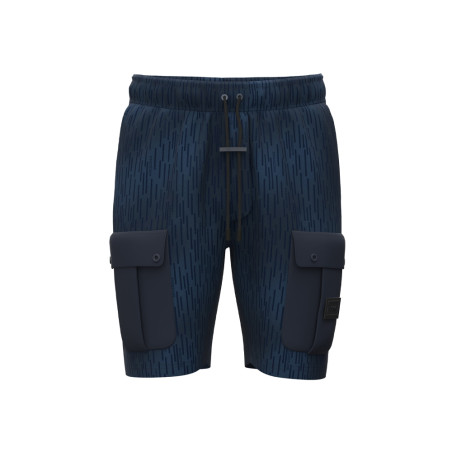 SHORT BLEU MARINE AVEC POCHES LATÉRALES DUNNAN
