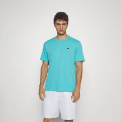 T-SHIRT A COL ROND LACOSTE SPORT BLEU