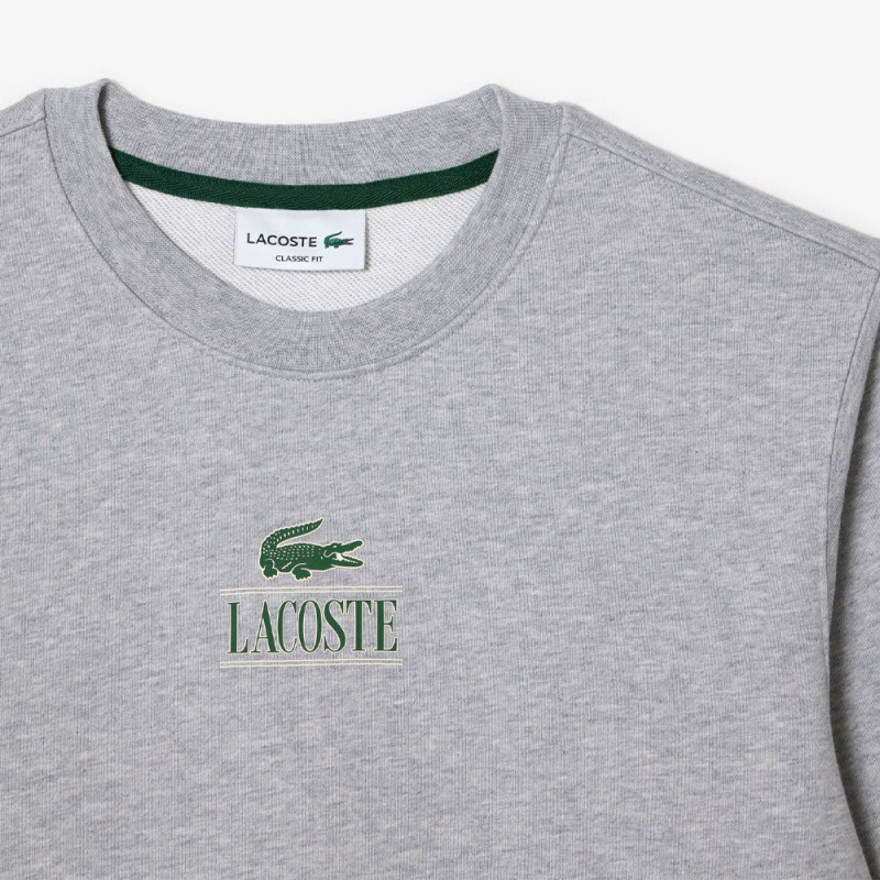 SWEATSHIRT JOGGER LACOSTE GRIS