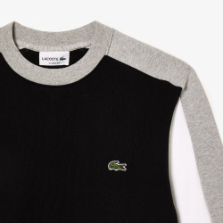 SWEATSHIRT JOGGER LACOSTE COLOR-BLOCK EN MOLLETON GRATTÉ