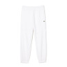 PANTALON DE SURVÊTEMENT HOMME LACOSTE EN MOLLETON GRATTÉ BLANC