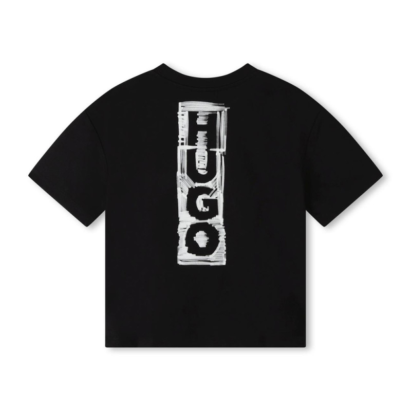 T-SHIRT NOIR HUGO ENFANT