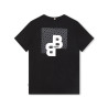 T-SHIRT NOIR BOSS ENFANT MANCHES COURTES