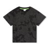 T-SHIRT NOIR BOSS ENFANT MANCHES COURTES AVEC IMPRIMÉ INTÉGRAL CAMOUFLAGE RÉFLÉCHISSANT