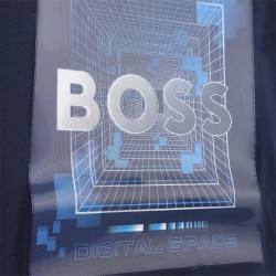 T-SHIRT BLEU MARINE BOSS