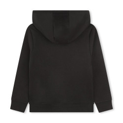 SWEATSHIRT À CAPUCHE NOIR BOSS ENFANT
