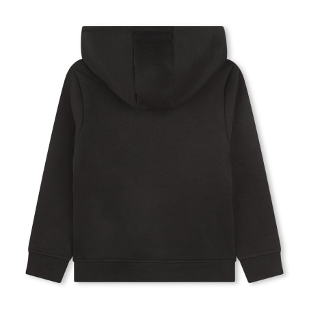SWEATSHIRT À CAPUCHE NOIR BOSS ENFANT