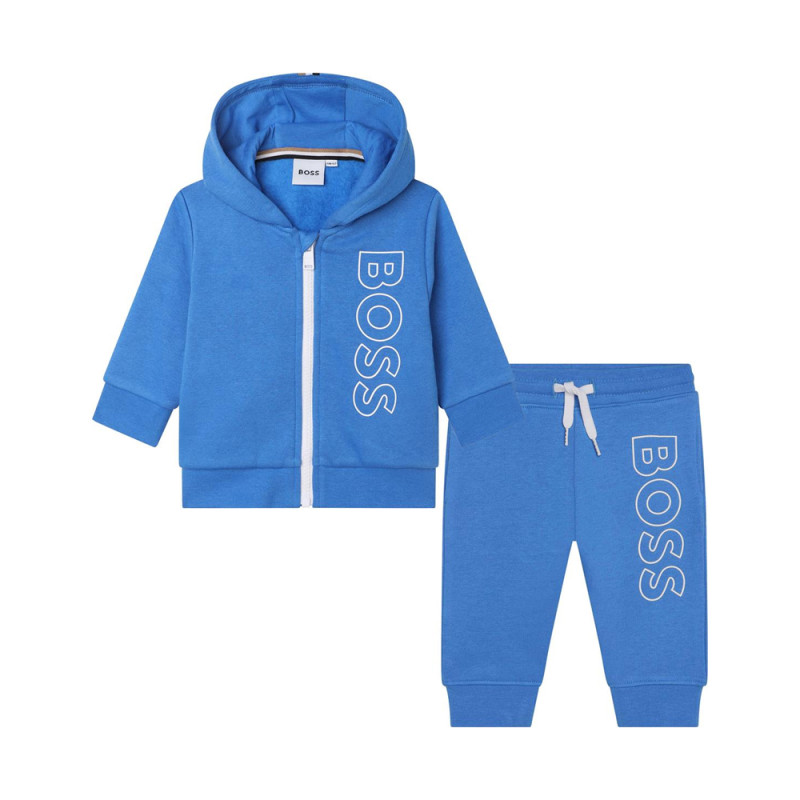 ENSEMBLE DE JOGGING EN MOLLETON BLEU BOSS BÉBÉ