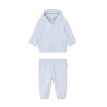 ENSEMBLE DE JOGGING BLEU CIEL EN VELOURS BOSS BÉBÉ