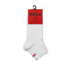 LOT DE DEUX PAIRES DE CHAUSSETTES BLANCHES HUGO