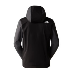 VESTE ZIPPÉE À CAPUCHE GRISE THE NORTH FACE SOFTSHELL ASPHALT AVEC POCHES ZIPPÉES