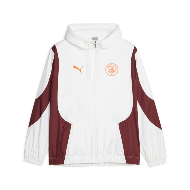 VESTE PUMA D'AVANT MATCH ANTHEM 23/24 MANCHESTER CITY BLANCHE