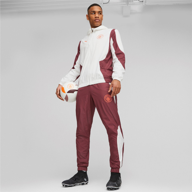 PANTALON TISSÉ BORDEAUX