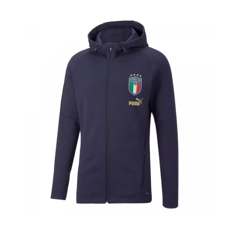 VESTE D'AVANT-MATCH CASUAL PUMA ITALIE BLEUE