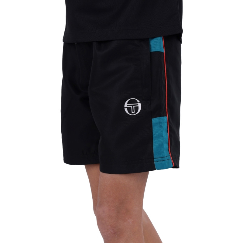 SHORT VEBITA SERGIO TACCHINI ENFANT NOIR ET VERT