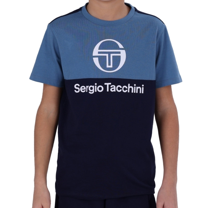 T-SHIRT ENFANT SERGIO TACCHINI BRAVE BLEU MARINE ET BLEU