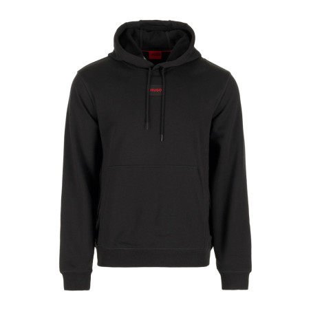 SWEAT À CAPUCHE HUGO DARATSCHI214 AVEC LOGO NOIR