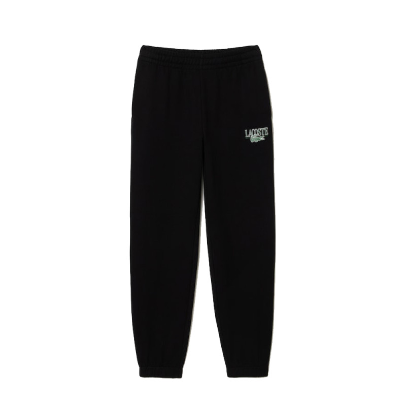 PANTALON DE SURVÊTEMENT JOGGER LACOSTE IMPRIMÉ NOIR