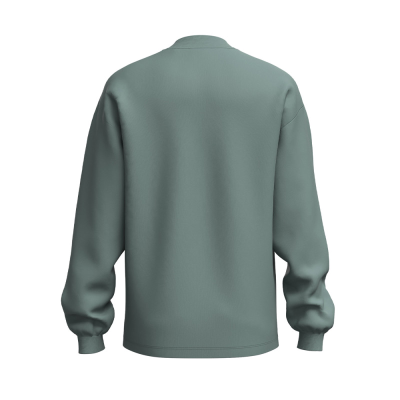 T-SHIRT HUGO RELAXED FIT VERT À MANCHES LONGUES