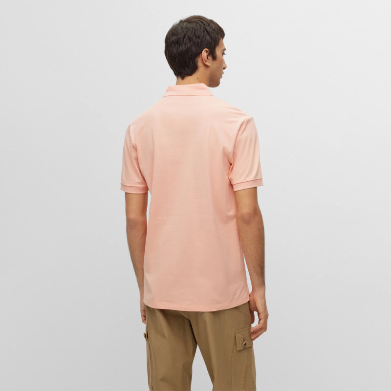 Polo slim fit Hugo en piqué de coton avec badge logo Chez DM'Sports