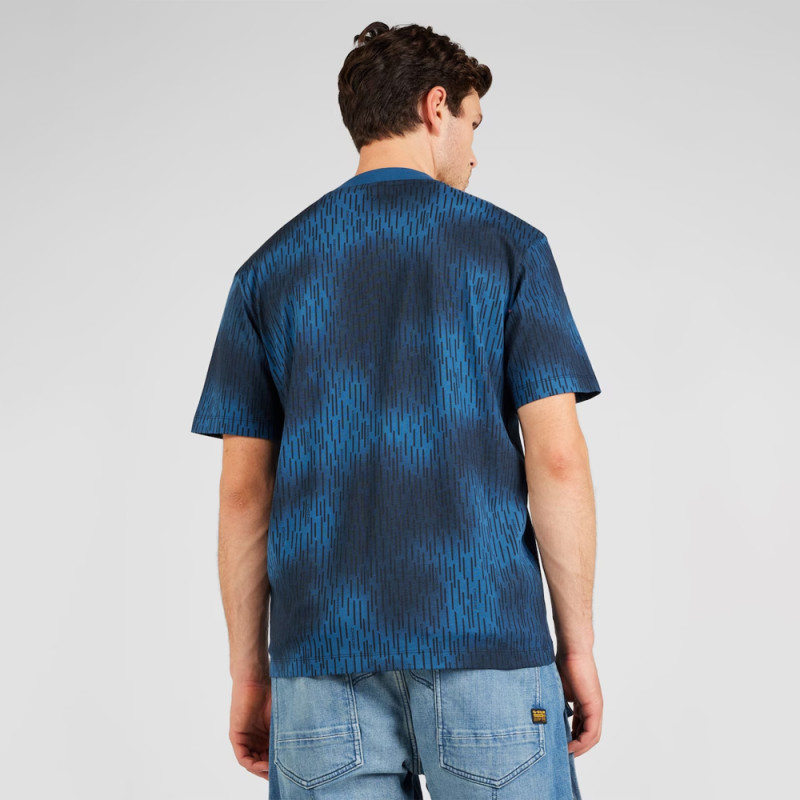 DOS DU T-SHIRT HUGO BLEU FONCÉ