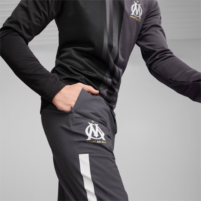 Pantalon Puma d’avant-match 23/24 Olympique de Marseille Chez DMS