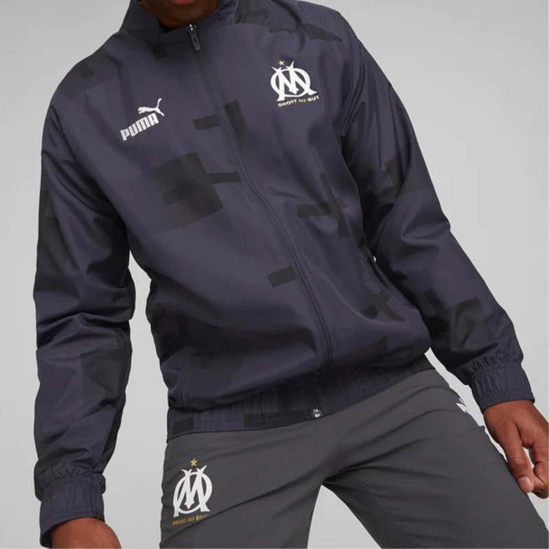 Veste Puma D'avant-match 23/24 Olympique de Marseille Chez DM'Sports